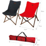 Кресло складное KOVEA WS CANVAS CHAIR, красный KECX9CA-01RD
